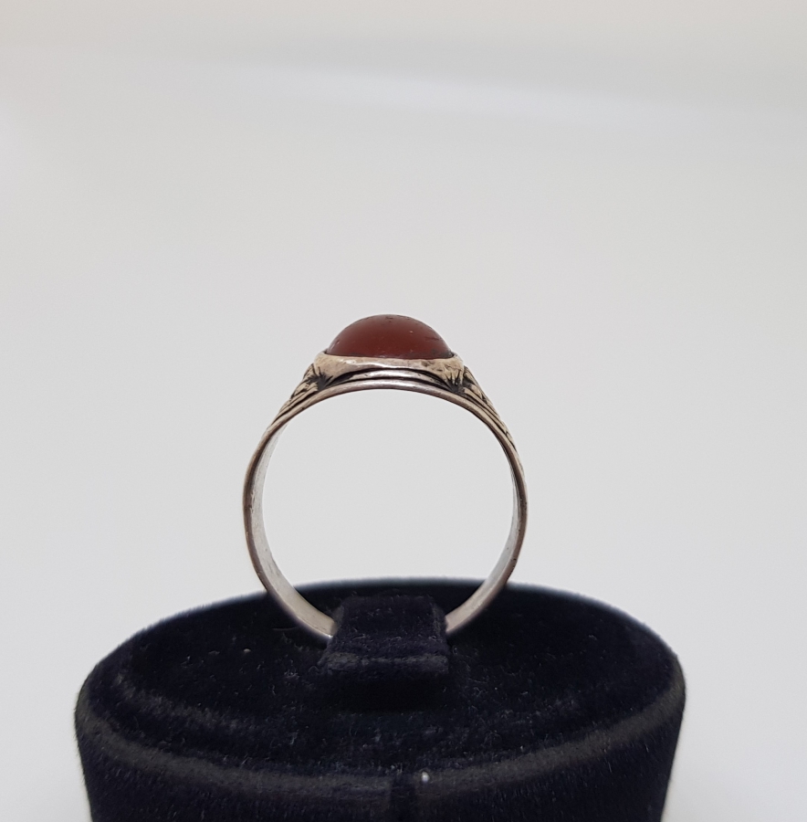 AKİK TAŞLI GÜMÜŞ YÜZÜK