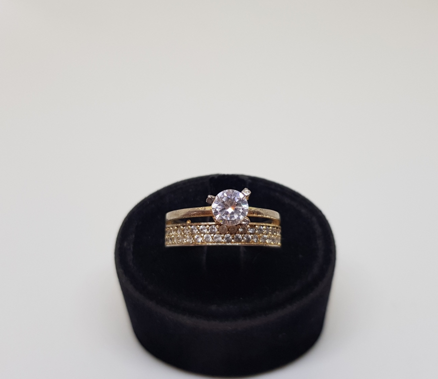 ZİRKON TAŞLI GÜMÜŞ YÜZÜK