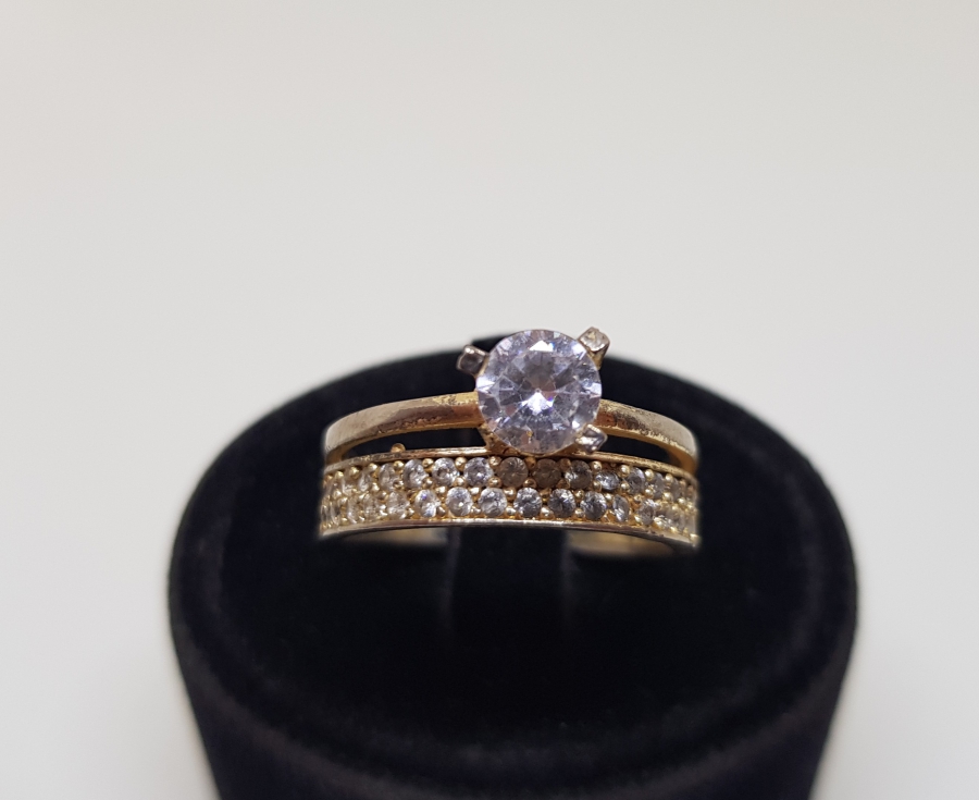 ZİRKON TAŞLI GÜMÜŞ YÜZÜK