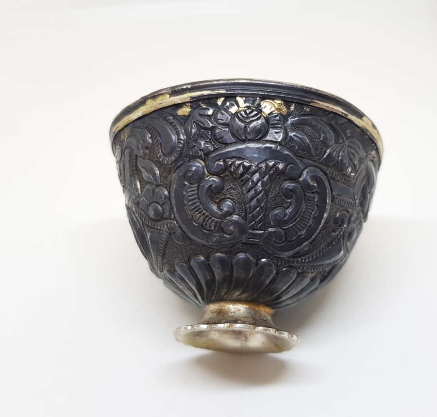 OSMANLI DÖNEMİ GÜMÜŞ FİNCAN ZARFI