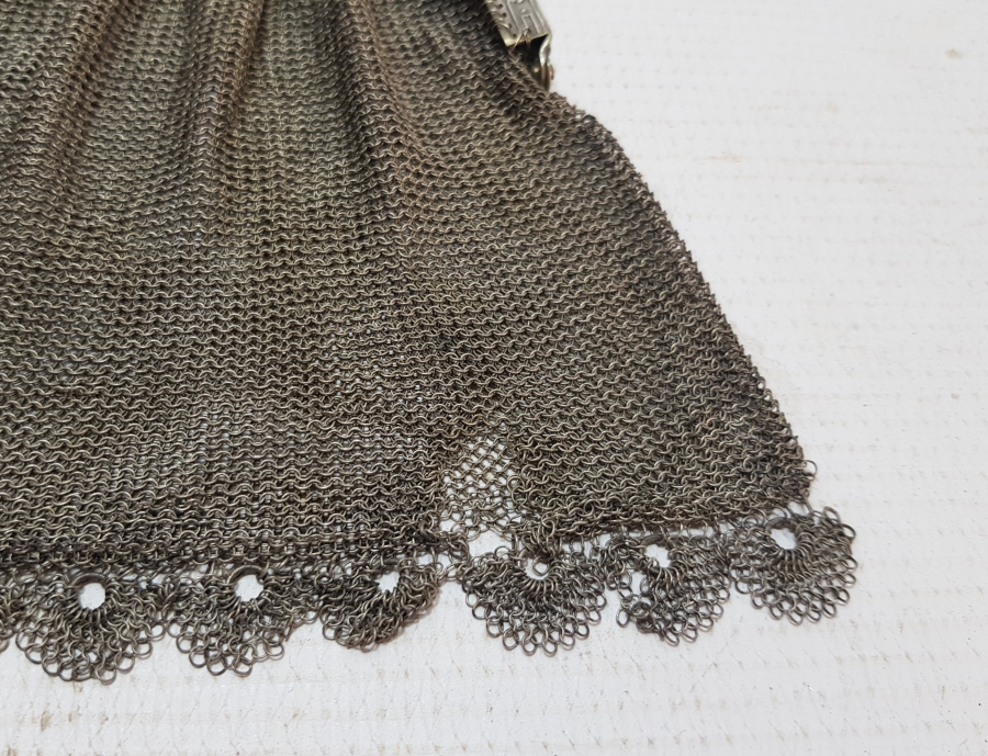 OSMANLI DÖNEMİ GÜMÜŞ KAPLAMA GECE ÇANTASI