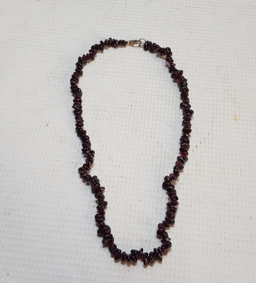 ANTİKA LAL TAŞI GERDANLIK