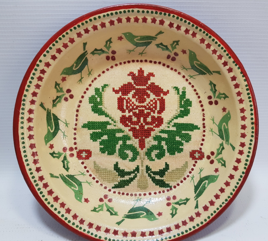 ANTİKA SANATÇI İŞİ EMAYE TABAK