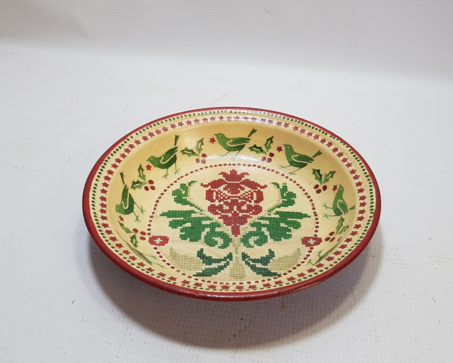 ANTİKA SANATÇI İŞİ EMAYE TABAK