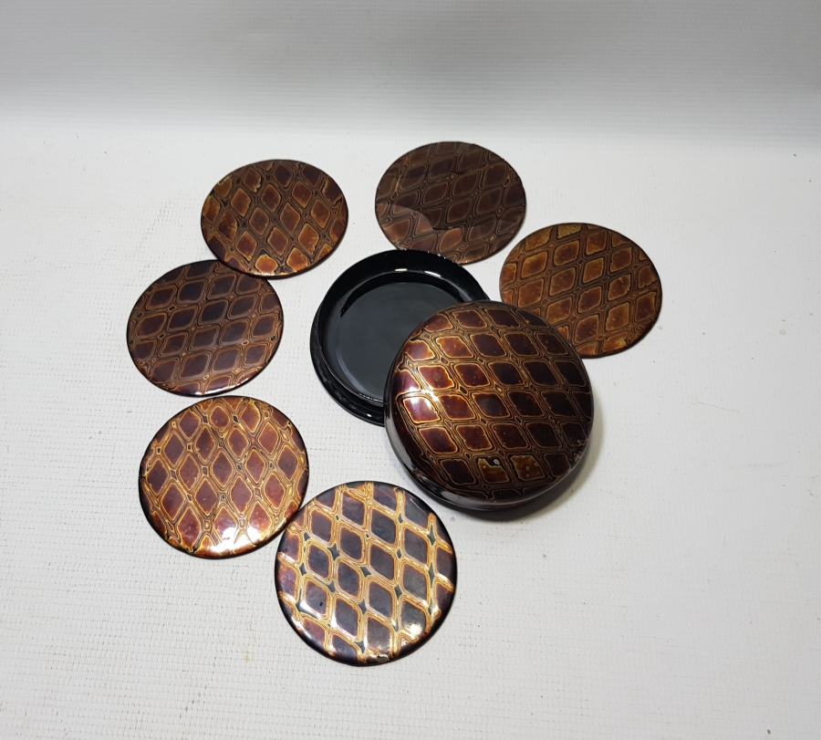 ANTİKA PAPIER MACHE KUTU VE BARDAK ALTLIKLARI