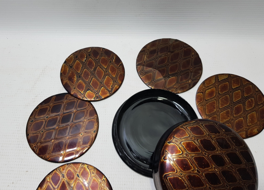 ANTİKA PAPIER MACHE KUTU VE BARDAK ALTLIKLARI