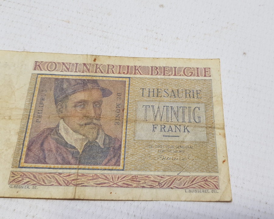 1956 BELÇİKA 20 FRANK