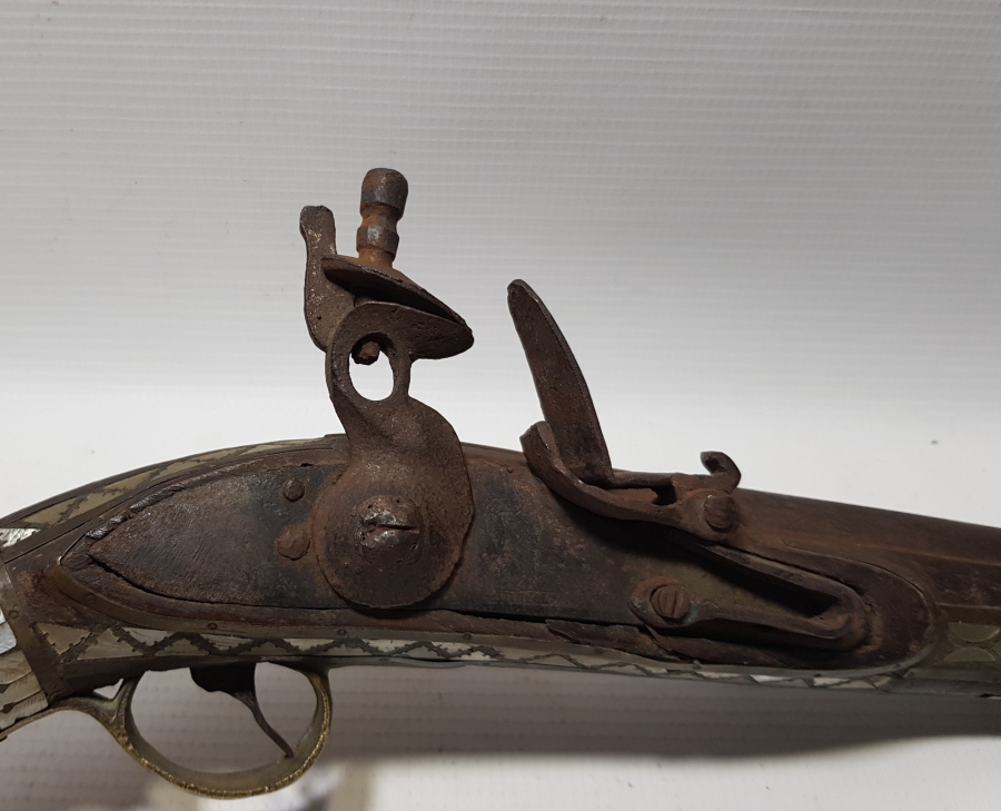 OSMANLI DÖNEMİ SEDEF ÇAKMA PİŞTOV