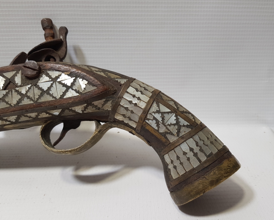 OSMANLI DÖNEMİ SEDEF ÇAKMA PİŞTOV