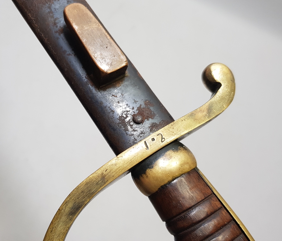 OSMANLI DÖNEMİ ALLAH BİZİMLE YAZILI NADİR BOYDA TOPÇU KILICI - TOPÇU SUBAYI'NIN SON SAVUNMA KILICI