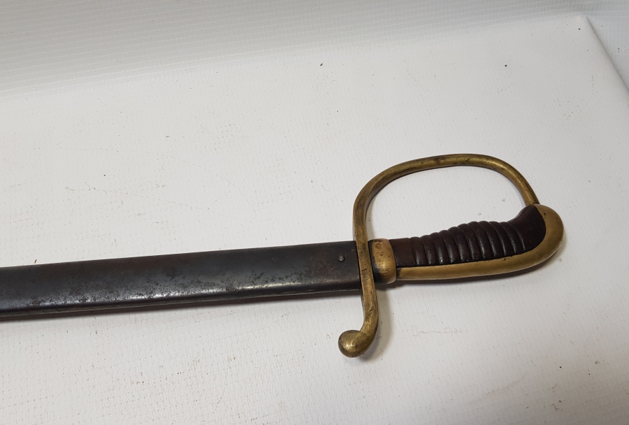 OSMANLI DÖNEMİ ALLAH BİZİMLE YAZILI NADİR BOYDA TOPÇU KILICI - TOPÇU SUBAYI'NIN SON SAVUNMA KILICI