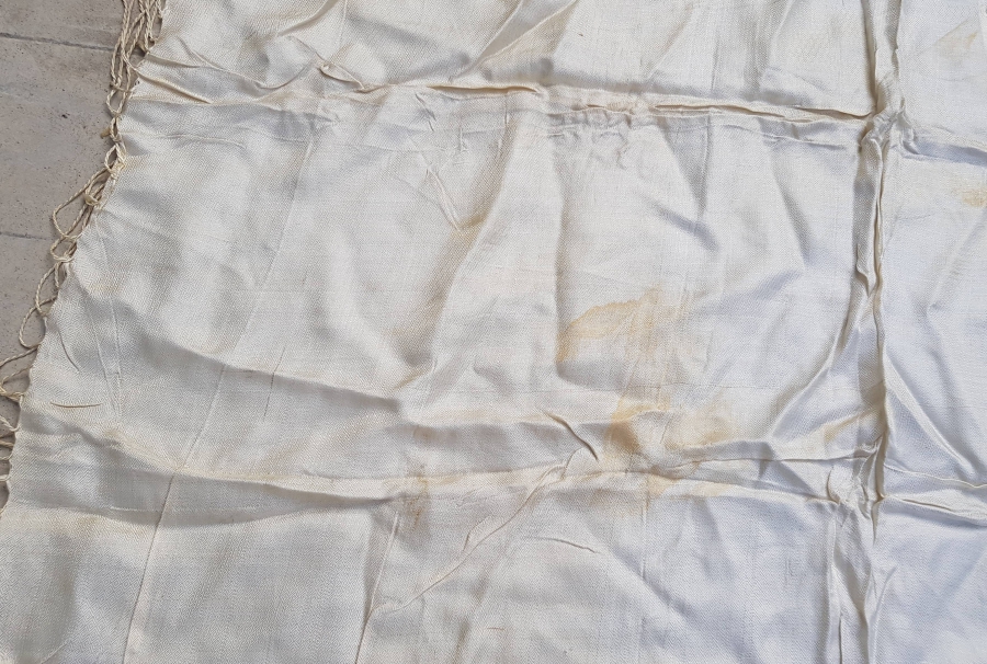 OSMANLI DÖNEMİ İPEKLİ MASA ÖRTÜSÜ