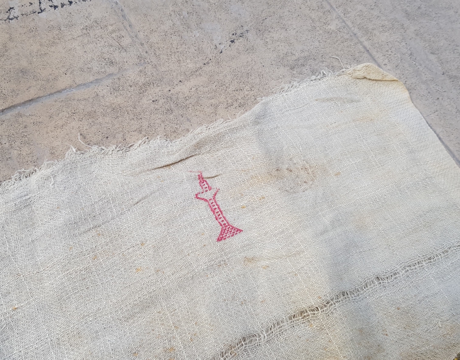 OSMANLI DÖNEMİ SIRMALI BURSA İŞİ NADİR MİNARELİ DAMGALI HAVLU