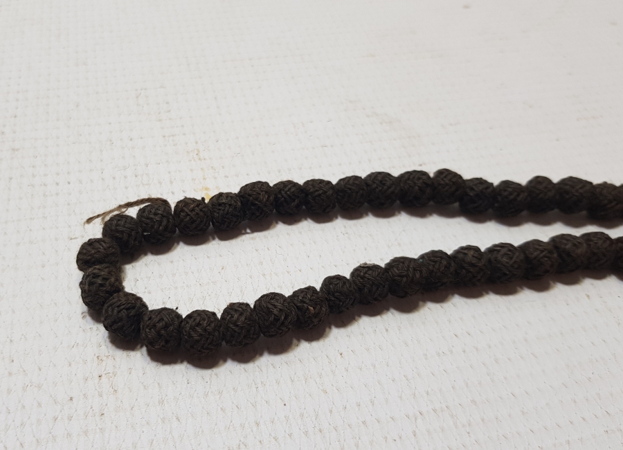 OSMANLI DÖNEMİ TEKKE İŞİ İP ÖRME ÇİLE TESPİHİ