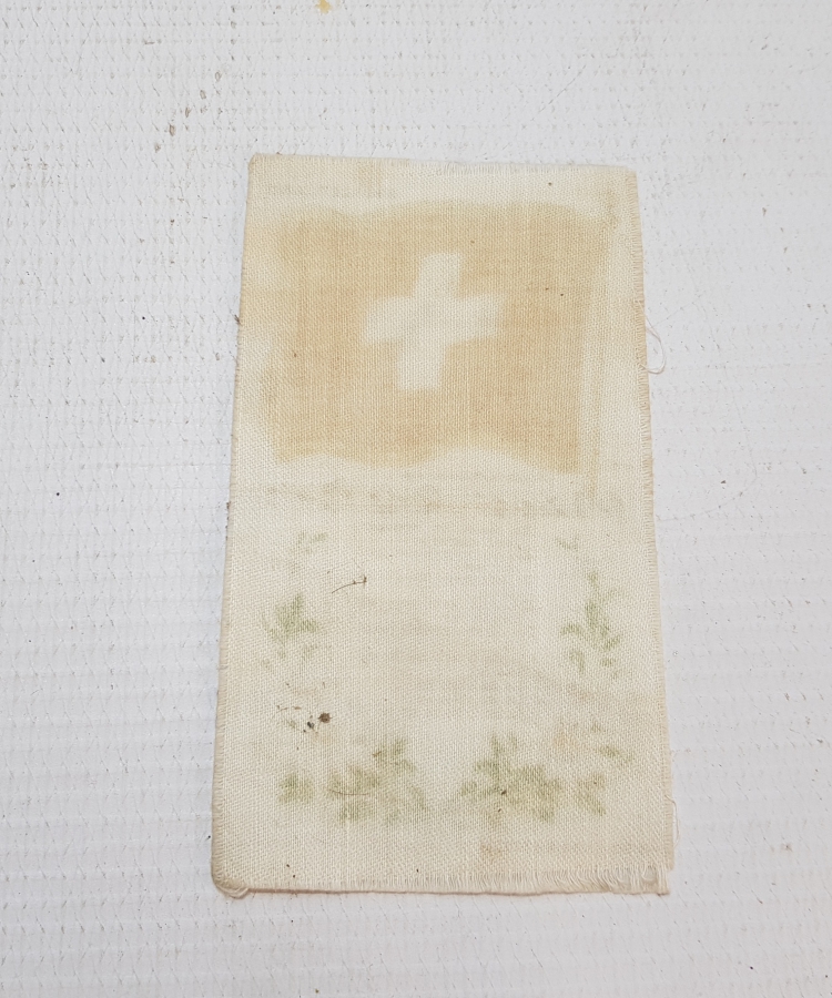 1. DÜNYA SAVAŞI İSVİÇRE İPEK BAYRAK