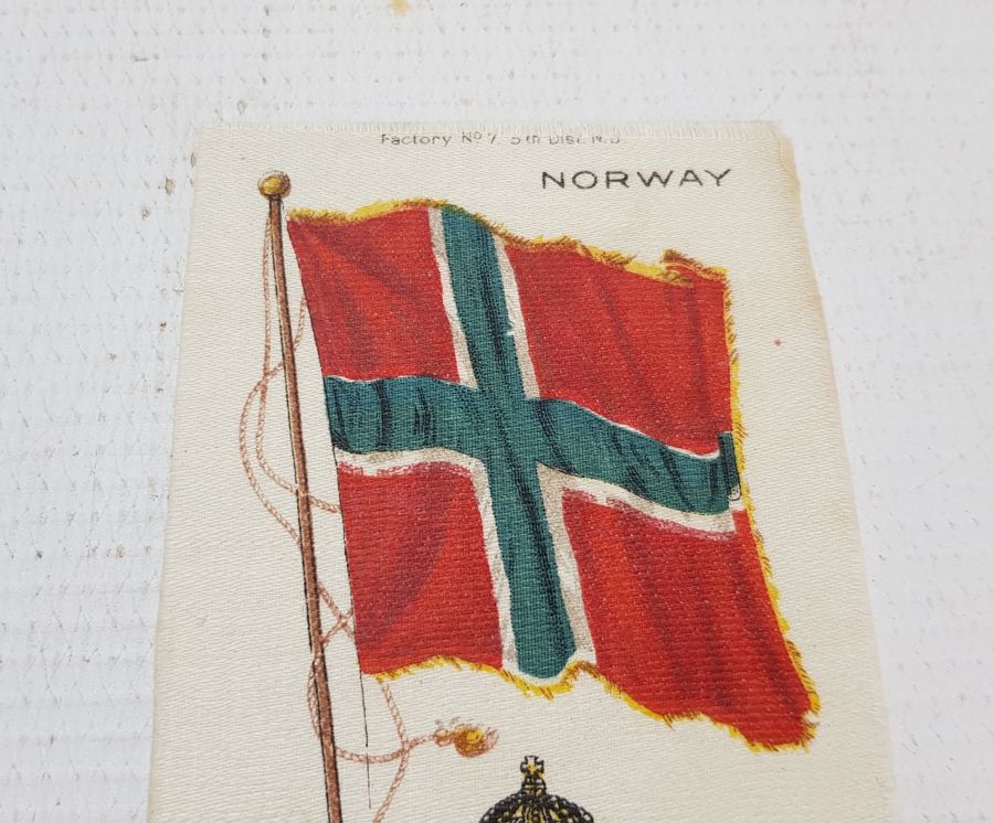 1. DÜNYA SAVAŞI İPEK NORVEÇ BAYRAĞI