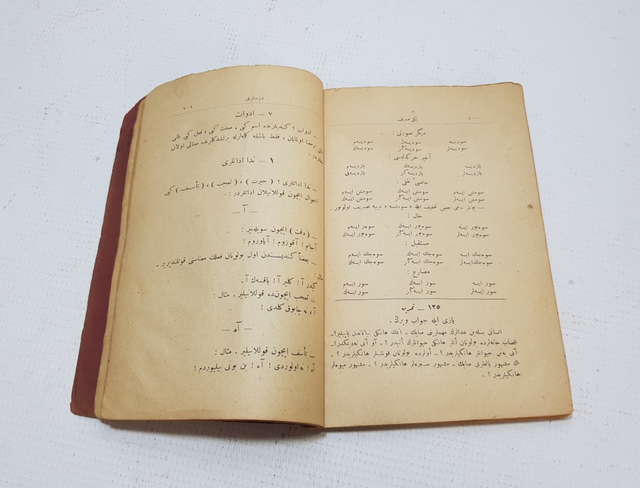 OSMANLICA KİTAP: YENİ SARF DERSLERİ