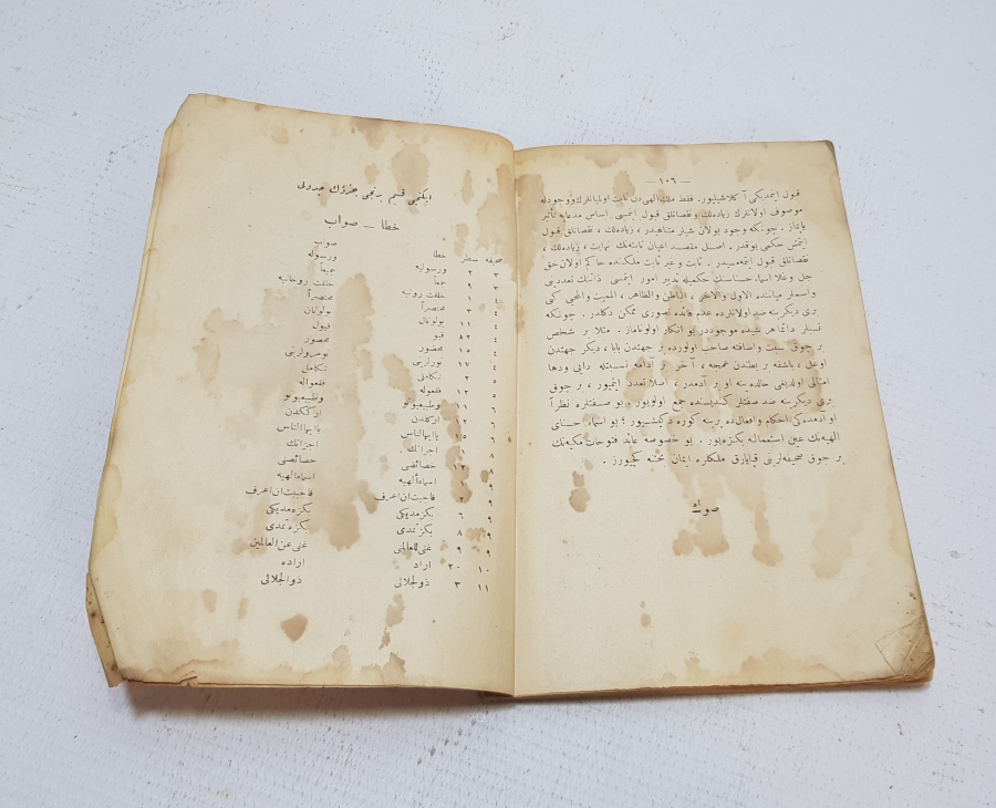 OSMANLICA KİTAP: FELSEFELİ DİNİ ESASLAR