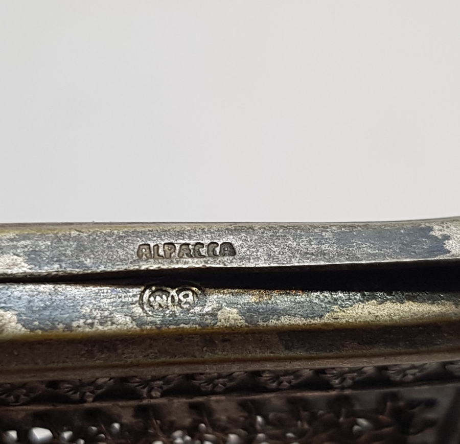 OSMANLI DÖNEMİ GÜMÜŞ KAPLAMA GECE ÇANTASI