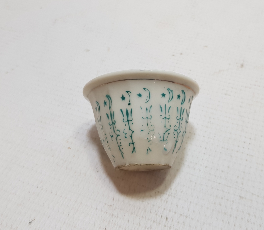 OSMANLI DÖNEMİ AY YILDIZLI KAHVE FİNCANI