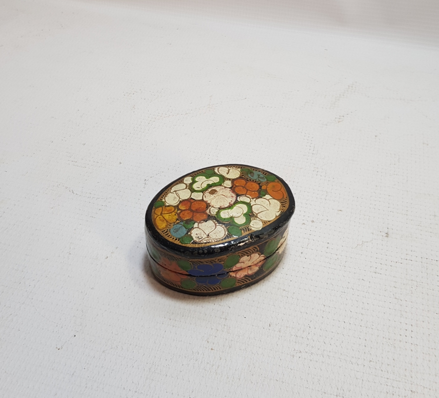 ANTİKA PAPİER MACHE KUTU