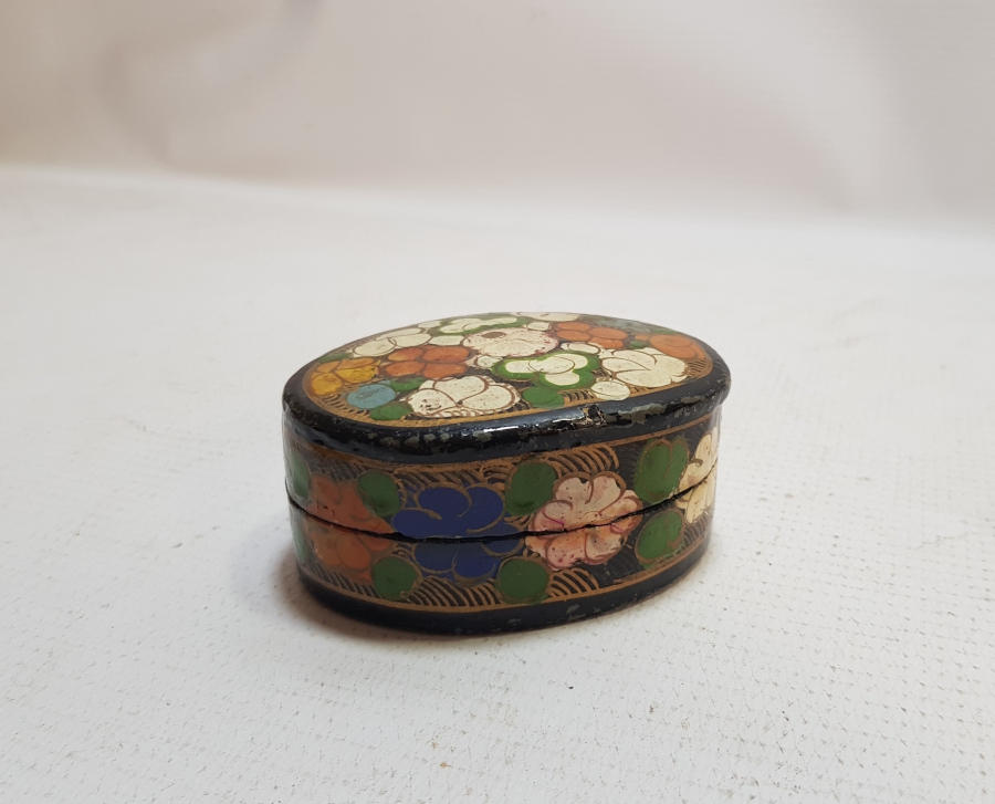 ANTİKA PAPİER MACHE KUTU