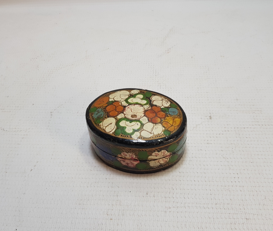 ANTİKA PAPİER MACHE KUTU