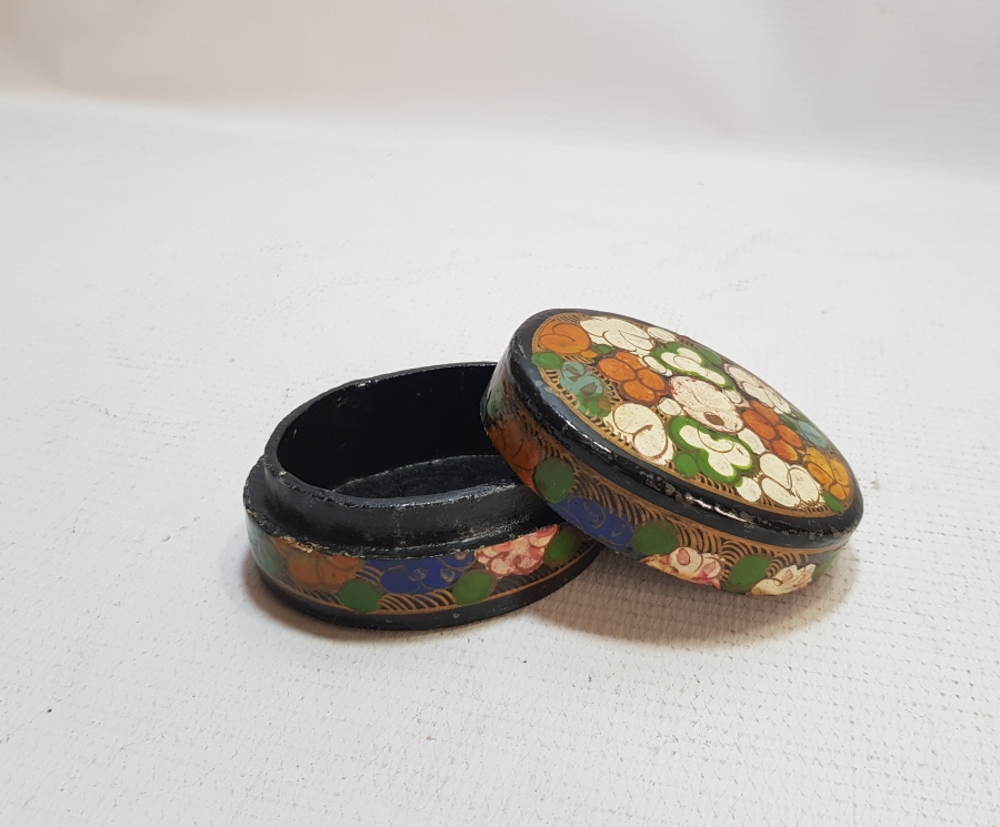 ANTİKA PAPİER MACHE KUTU