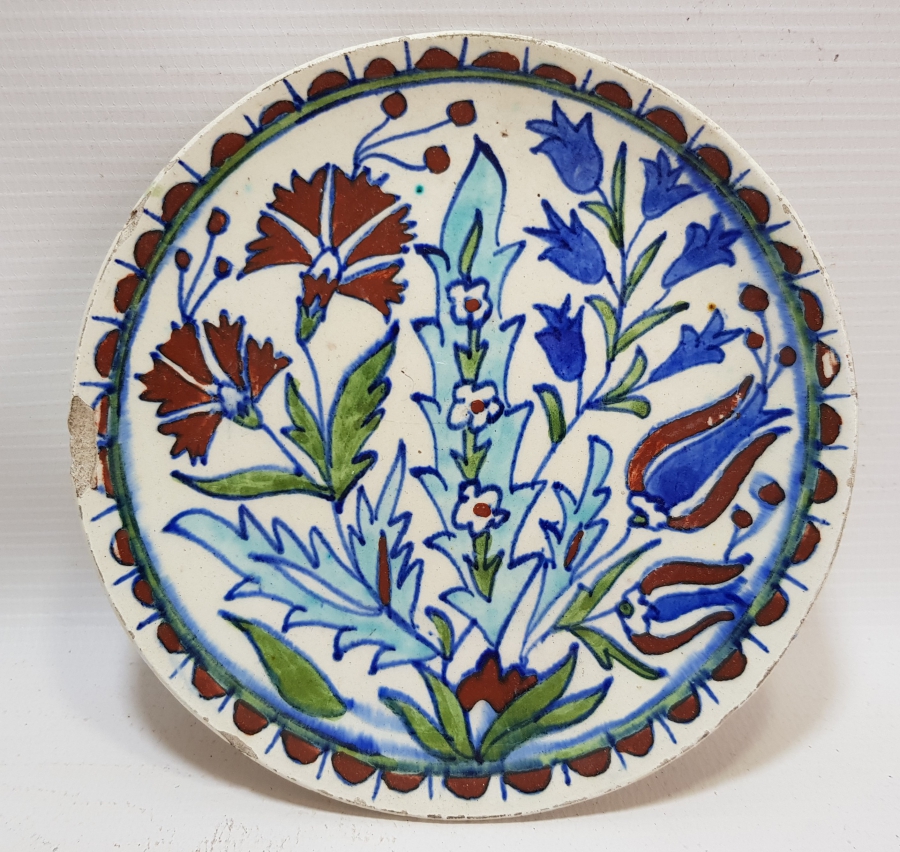 ANTİKA KÜTAHYA TABAK