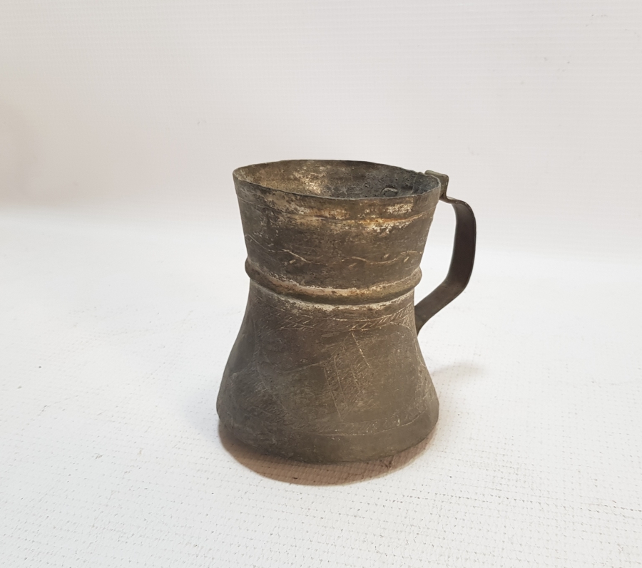 ÜZERİ İŞLEMELİ OSMANLI DÖNEMİ BAKIR DALDIRMA