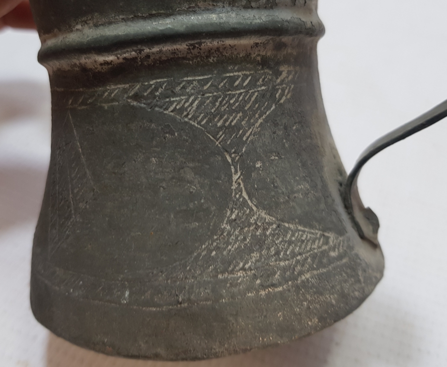 ÜZERİ İŞLEMELİ OSMANLI DÖNEMİ BAKIR DALDIRMA