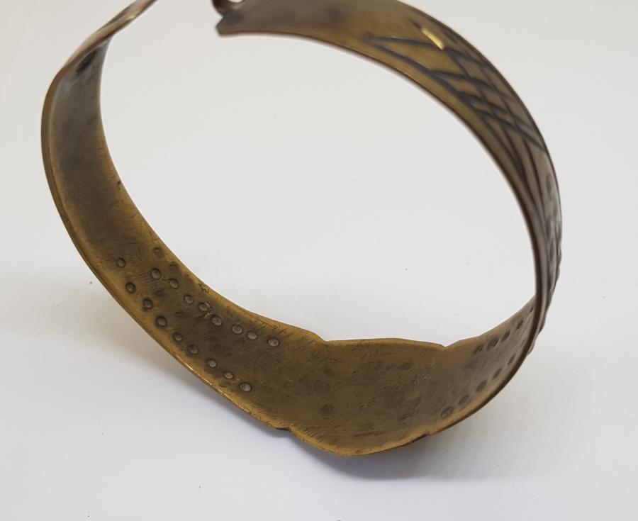 ÜZERİ KALEM İŞÇİLİKLİ VE KUM SAVATLI OSMANLI DÖNEMİ BİLEZİK