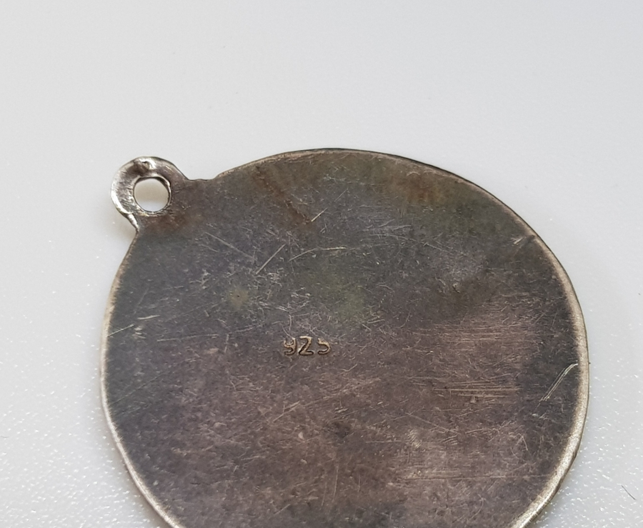 ALLAH YAZILI GÜMÜŞ KOLYE UCU