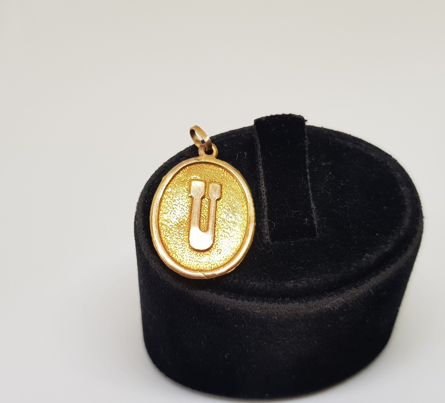 14 AYAR ALTIN HARF KOLYE