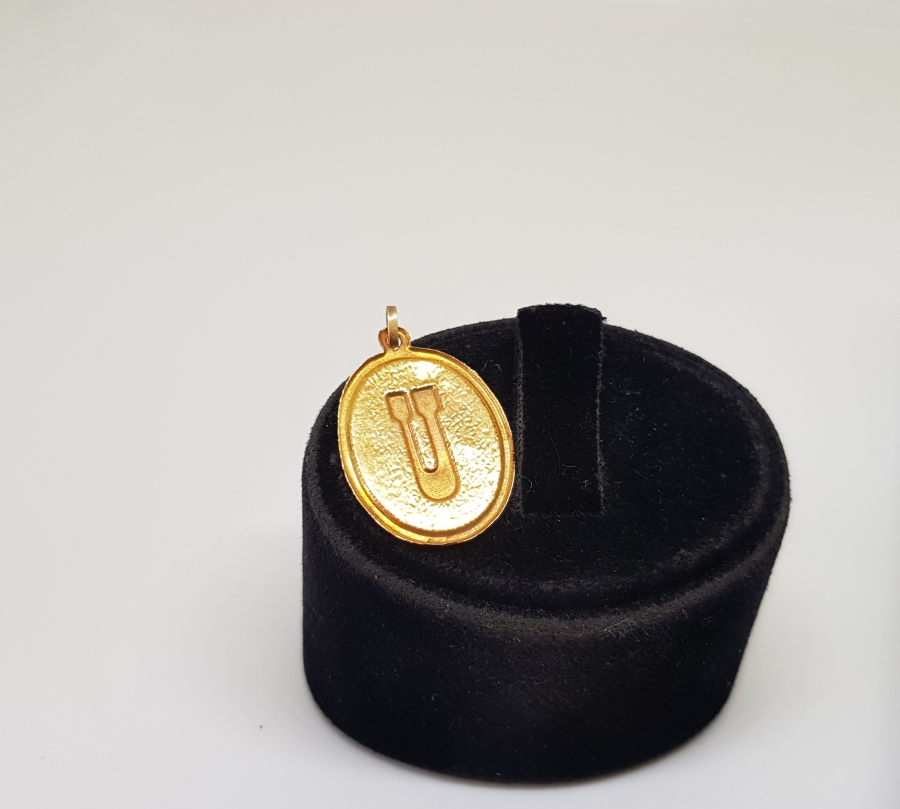 14 AYAR ALTIN HARF KOLYE