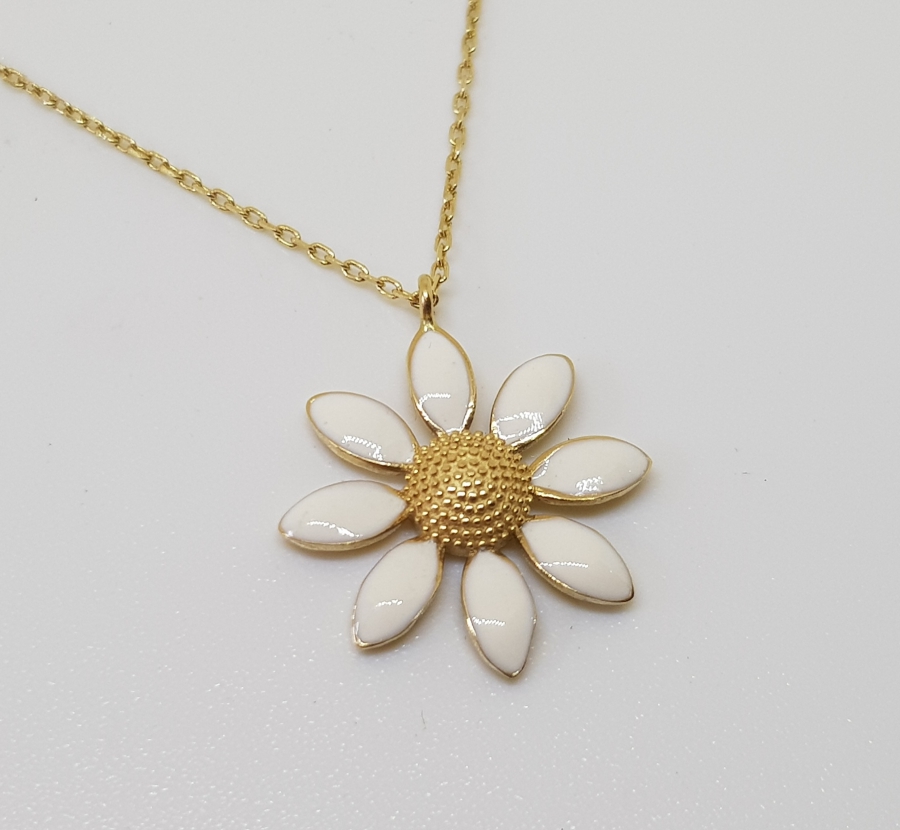 MİNE İŞÇİLİKLİ ÖZEL YAPIM ALTIN KOLYE