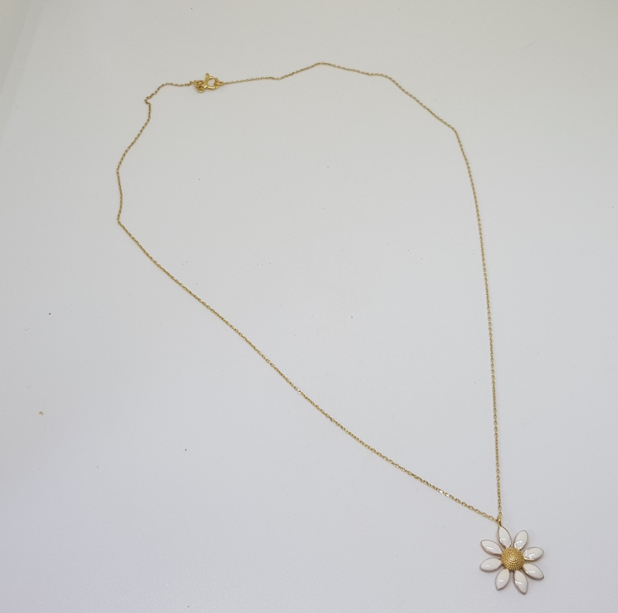 MİNE İŞÇİLİKLİ ÖZEL YAPIM ALTIN KOLYE