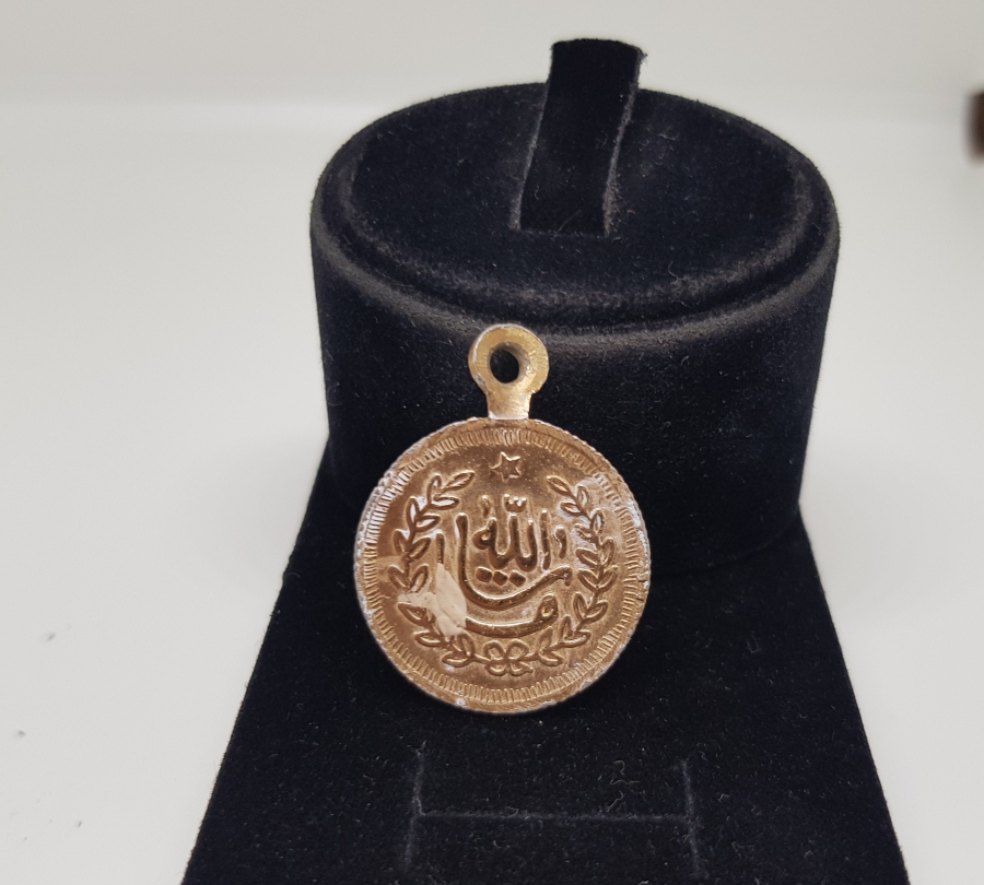 OSMANLI DÖNEMİ ALTIN KAPLAMA SÜNNET MAŞALLAHI