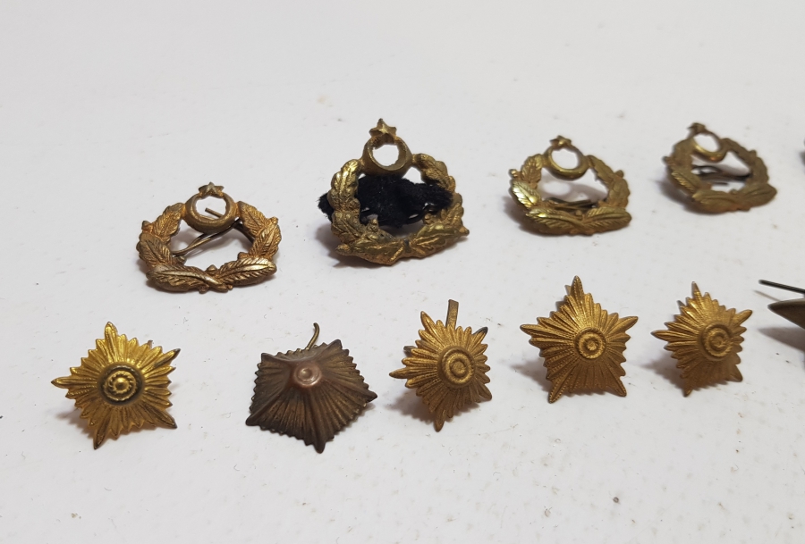 CUMHURİYET BAŞLARI SUBAY KOKART VE ROZET LOTU