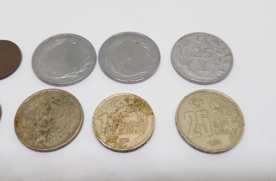 ANTİKA METAL PARA LOTU