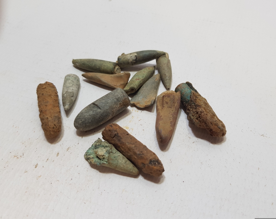 1. DÜNYA SAVAŞI DÖNEMİ ÇEŞİTLİ MİLLETLERE AİT MAVZER MERMİSİ ÇEKİRDEĞİ LOTU