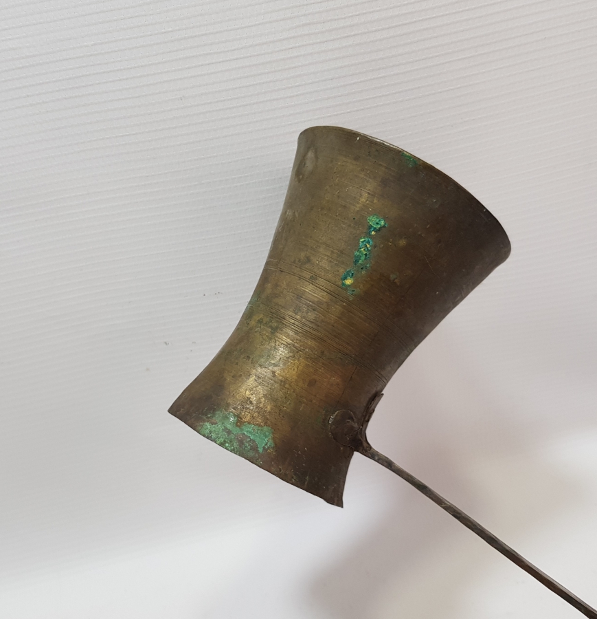 OSMANLI DÖNEMİ EL YAPIMI SÜLEYMANİYE İŞİ KAHVE CEZVESİ