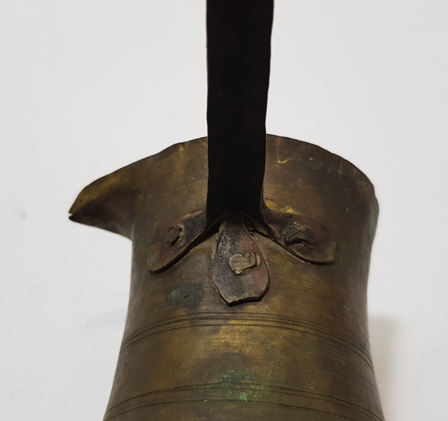 OSMANLI DÖNEMİ EL YAPIMI SÜLEYMANİYE İŞİ KAHVE CEZVESİ