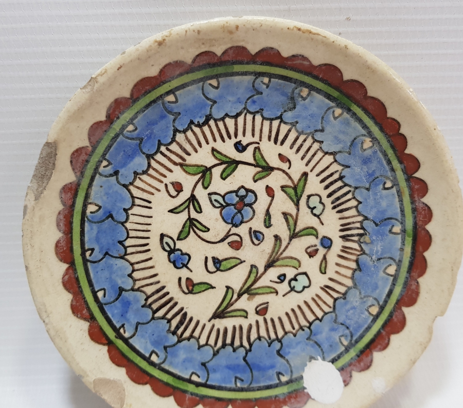 EL BOYAMA ANTİKA NADİR HUZUR ÇİNİ KÜTAHYA TABAK