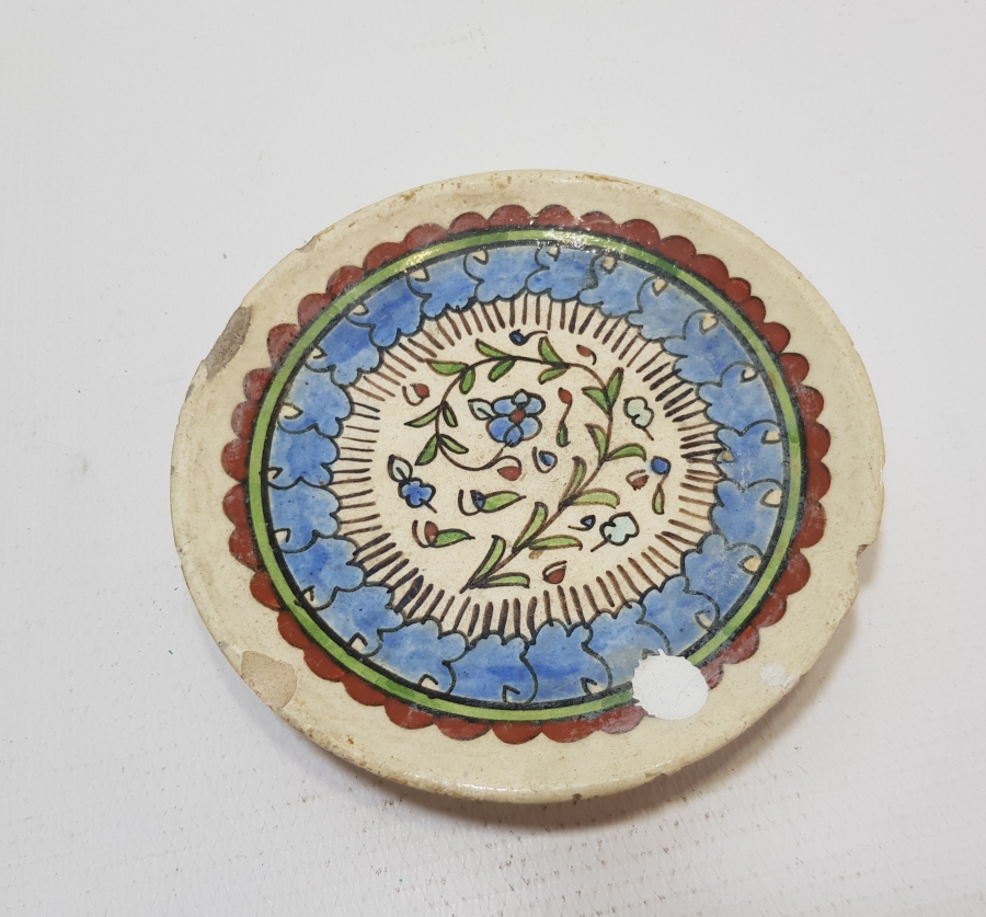 EL BOYAMA ANTİKA NADİR HUZUR ÇİNİ KÜTAHYA TABAK