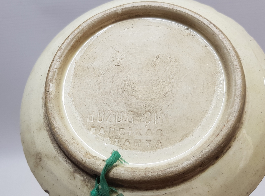 EL BOYAMA ANTİKA NADİR HUZUR ÇİNİ KÜTAHYA TABAK