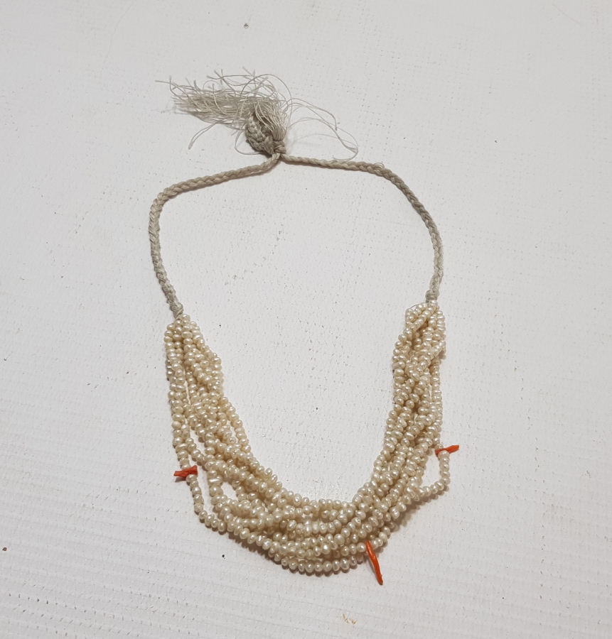 OSMANLI DÖNEMİ MERCANLI KUM İNCİ GERDANLIK