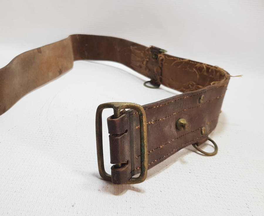 1. DÜNYA SAVAŞI DÖNEMİ ÇOK NADİR DERİ SUBAY KEMERİ