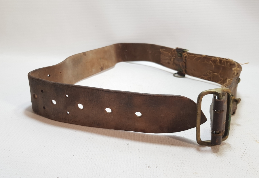 1. DÜNYA SAVAŞI DÖNEMİ ÇOK NADİR DERİ SUBAY KEMERİ