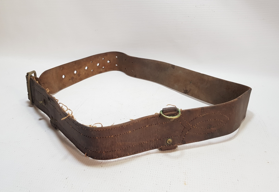 1. DÜNYA SAVAŞI DÖNEMİ ÇOK NADİR DERİ SUBAY KEMERİ